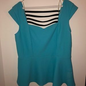 Turquoise blouse
